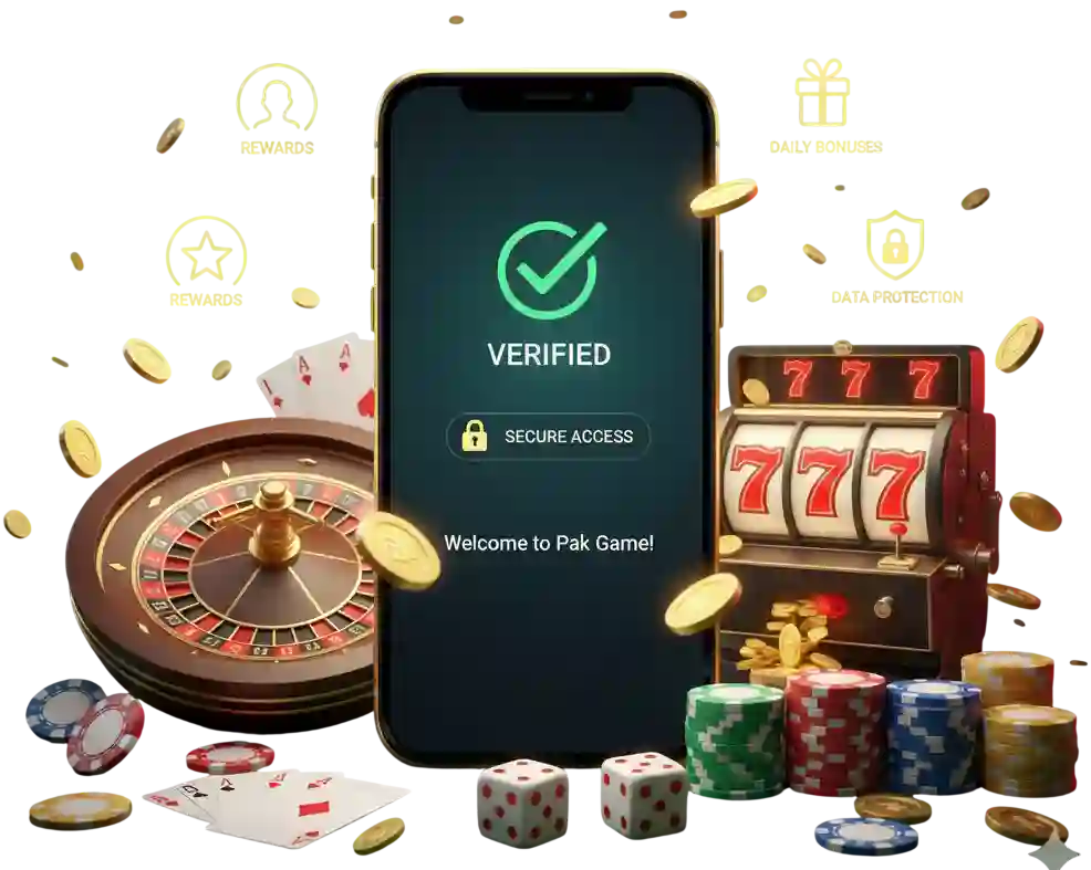 PakGames Register page UI